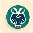 성공적인 파트너십을 나타내는 악수 아이콘