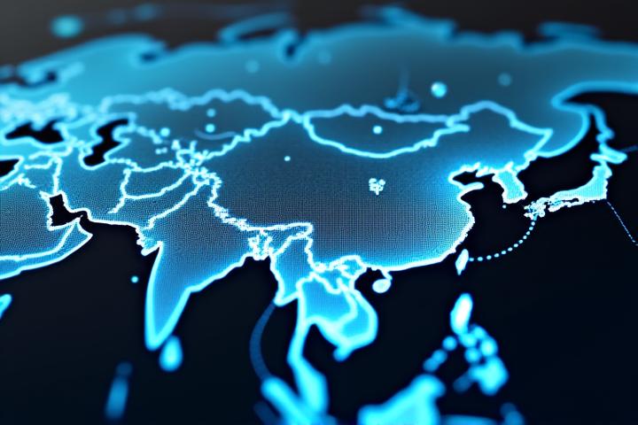 서울 및 아시아 지역 기후 패턴 분석 시각화 지도