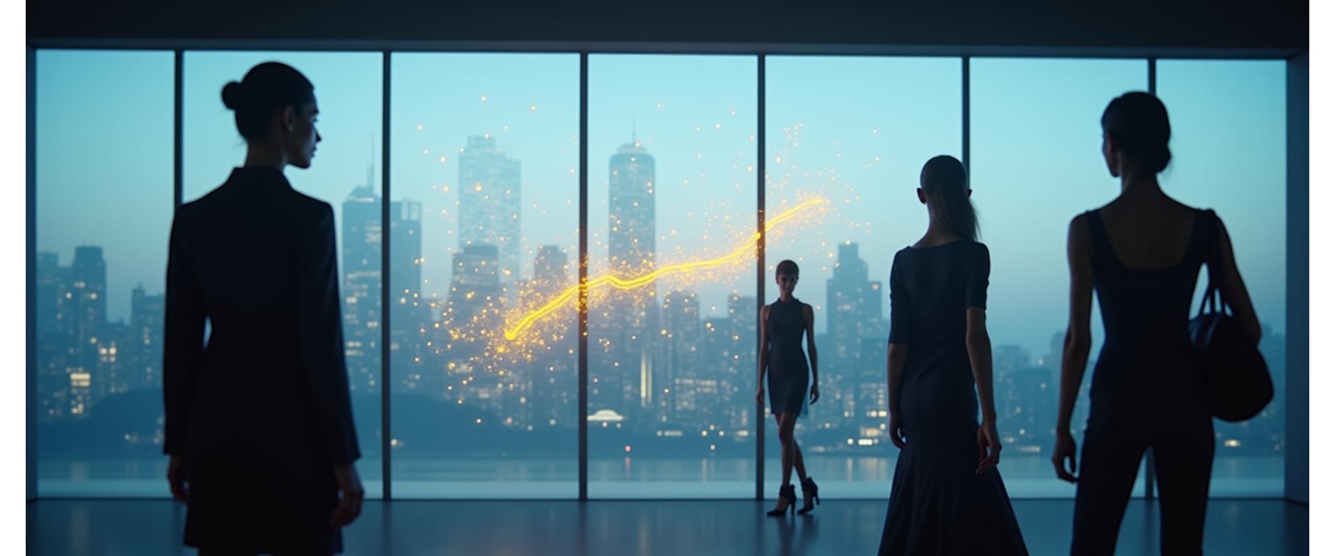 AI 기반 패션 트렌드 예측 대시보드가 실시간 기상 데이터와 함께 표시됨