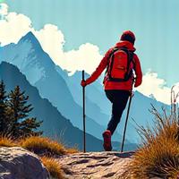 액티브루프 아웃도어 브랜드 로고와 기능성 재킷 이미지