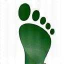 탄소 발자국 측정 및 감축 인증 아이콘