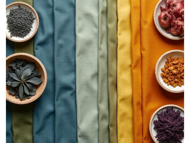 자연 염료로 염색된 면직물, 식물성 염색 기법