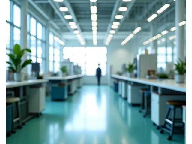 글로벌 패션 브랜드 로고와 친환경 생산 시설